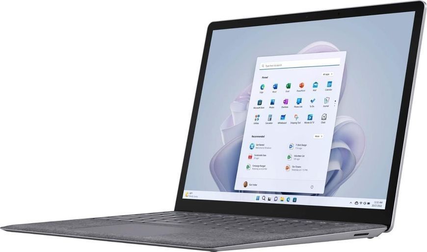 Microsoft Ноутбук Surface Laptop 5 13.5" PS Touch/Intel i7-1265U/16/512F/int/W11P/Platinum RBH-00001 фото