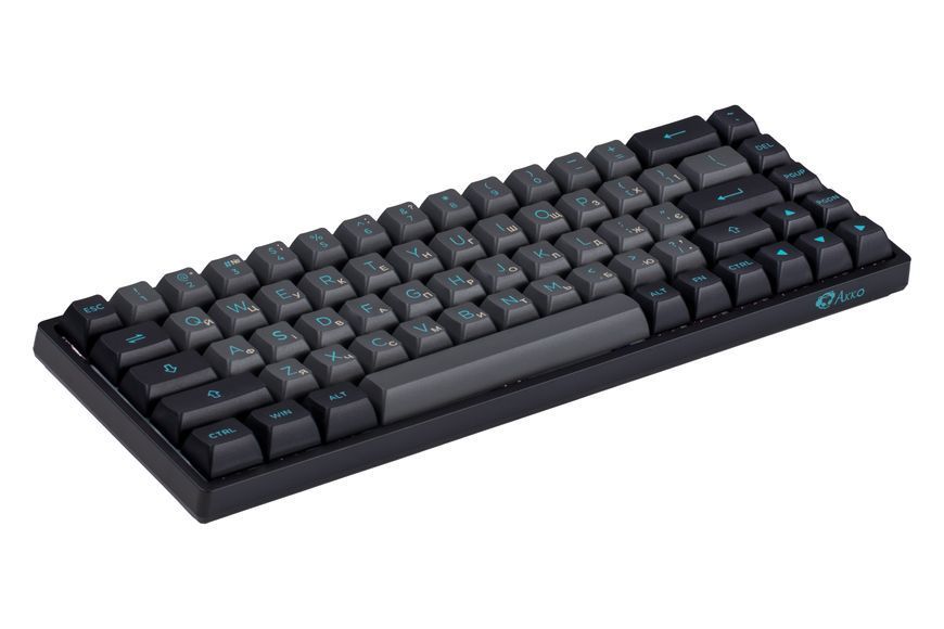 Akko Клавіатура 3068B Plus Black&Cyan CS Jelly Pink RGB