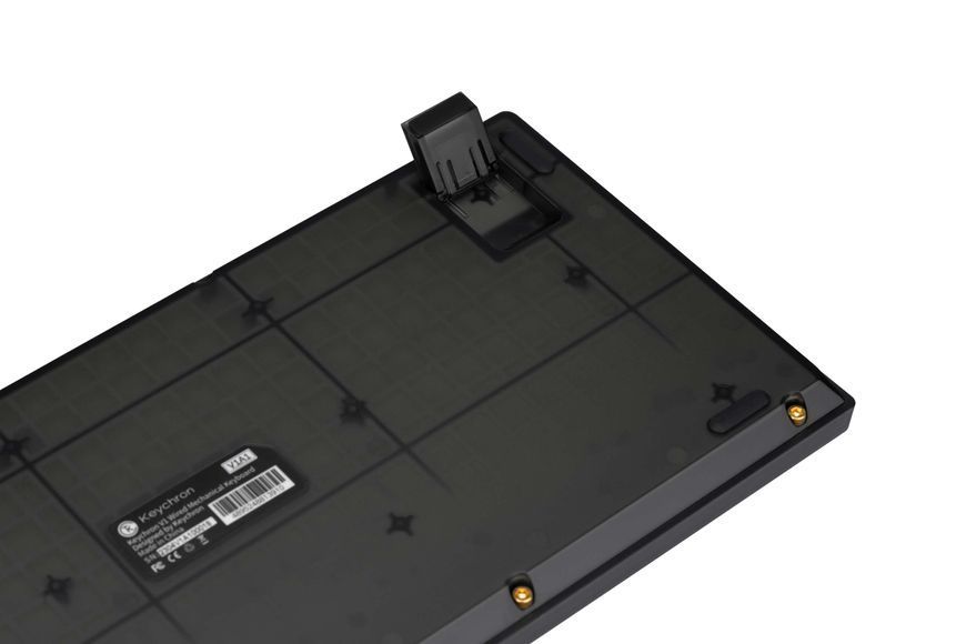 Keychron Клавиатура V1 84 Key QMK Gateron G PRO Blue Hot-Swap RGB Frosted Black