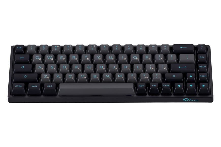 Akko Клавіатура 3068B Plus Black&Cyan CS Jelly Pink RGB