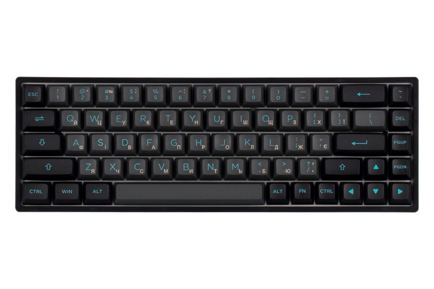 Akko Клавіатура 3068B Plus Black&Cyan CS Jelly Pink RGB