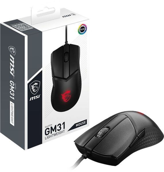MSI Миша Clutch GM31 LIGHTWEIGHT Mouse