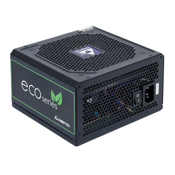 Chieftec Блок питания RETAIL Eco GPE-600S,12cm fan,a/PFC,24+4+4,2xPeripheral,6xSATA,2xPCIe