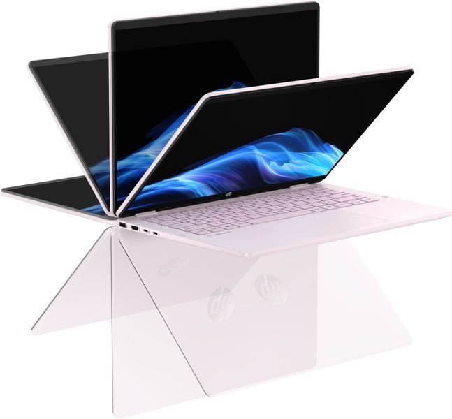 Ноутбук HP OmniBook 5 Flip x360 14" WUXGA IPS Touch, Intel 5-120U, 16GB, F1TB, UMA, Win11, рожевий BV5T1EA фото