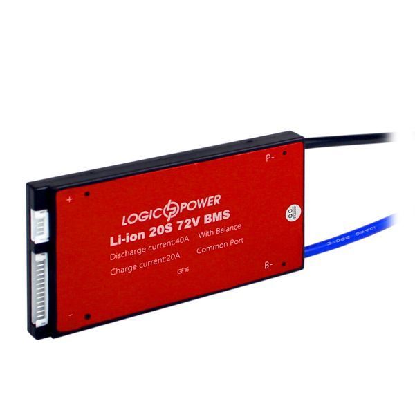 BMS плата LP Li-ion 72V 20S Dis 40A Ch 20A