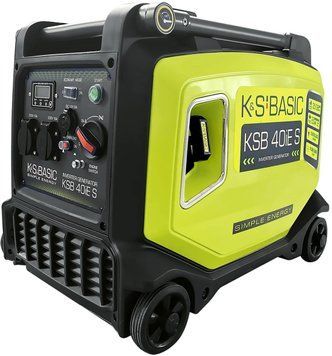 K&ouml;nner & S&ouml;hnen Генератор инверторный бензиновый KSB 40iE S, 230В, 3.8кВт, электростартер, 43кг
