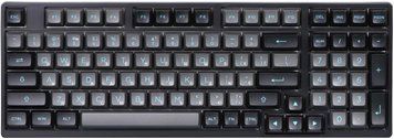 Akko Клавіатура механічна 3098B Black&Cyan 98Key, CS Jelly White, BT/WL/USB-A, Hot-swappable, EN/UKR, RGB, Чорний
