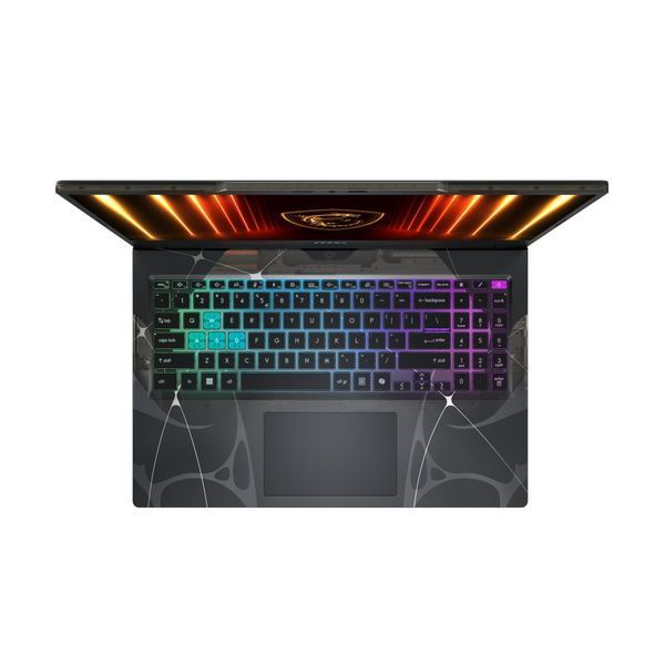 Ноутбук MSI Cyborg 15 B2RWEKG-420XUA 15.6" FHD, Intel 7-240H, 16GB, F1TB, NVD5050-8, DOS, Напівпрозорий чорний 9S7-15Q342-420 фото