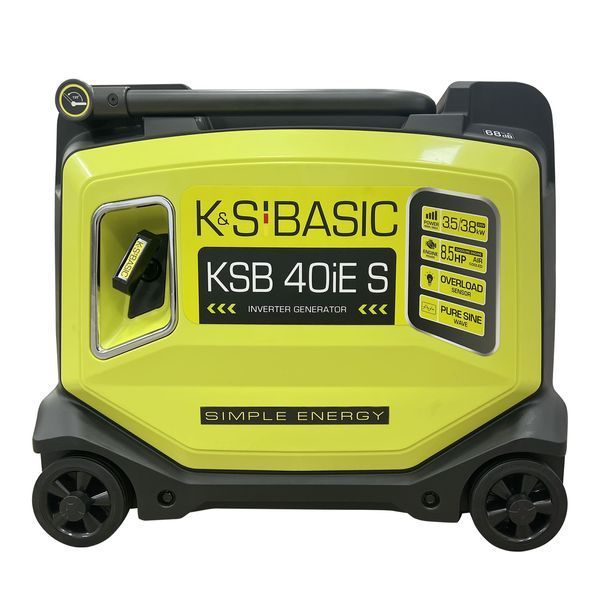 K&ouml;nner & S&ouml;hnen Генератор бензиновий інверторний KSB 40iE S, 230В, 3.8кВт, електростартер, 43кг