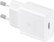 Samsung Мережевий зарядний пристрій 15W Power Adapter (w/o cable) White