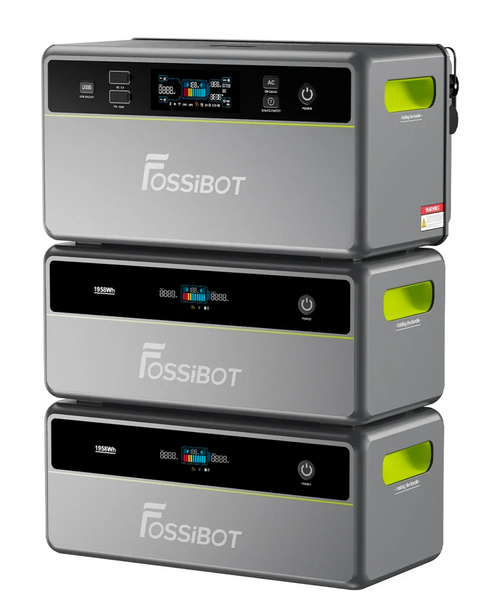 All-in-One Solar station FOSSiBOT FBP1200W+Battery, APP Control, WiFi, 3916Wh LiFePO4 6000Cycles, MPPT 2000W max, 3хAC 220, 1xUSB-15W, 1хUSB-C(100W), Fast charge 90min, Bluetooth, Heating, IP65, -20-55&deg;C, 476&times;308&times;504mm, 41kg FOSSiBOT F1200 фото