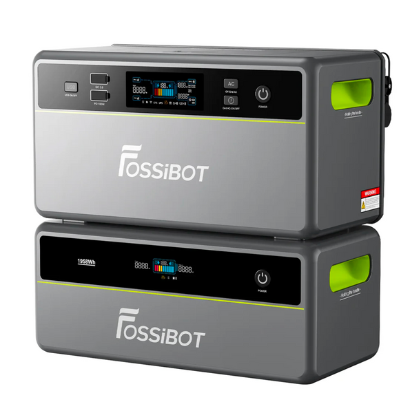 All-in-One Solar station FOSSiBOT FBP1200W+Battery, APP Control, WiFi, 3916Wh LiFePO4 6000Cycles, MPPT 2000W max, 3хAC 220, 1xUSB-15W, 1хUSB-C(100W), Fast charge 90min, Bluetooth, Heating, IP65, -20-55&deg;C, 476&times;308&times;504mm, 41kg FOSSiBOT F1200 фото