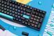 Akko Клавіатура механічна 3098N Black&Cyan 98Key, TTC Honey, BT/WL/USB-A, Hot-swappable, EN/UKR, RGB, Чорний