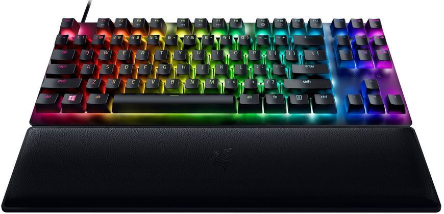 Razer Клавіатура ігрова Huntsman V2 Tenkeyless Purple Switch USB RU Black