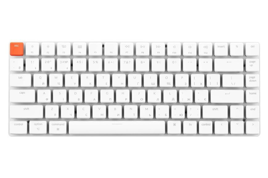 Keychron Клавіатура K3 84 Key Gateron Red WL UA White