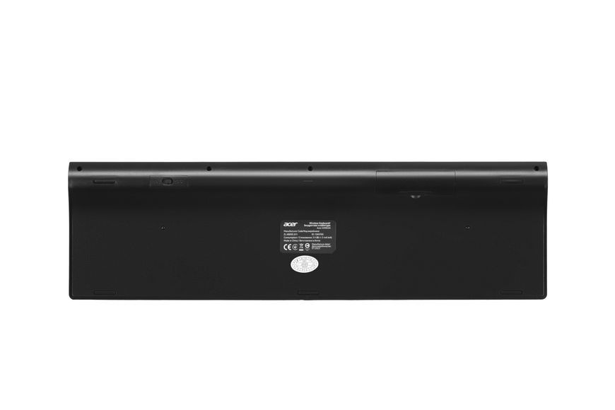 Acer Клавиатура OKR020, 109key, WL, EN/UKR/RU, чёрный