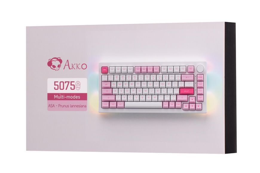 Akko Клавіатура 5075B Plus Prunus Lannesiana CS Silver RGB