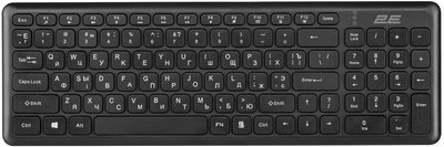 2E Клавіатура мембранна KS230 96key, WL, EN/UK/RU, чорний
