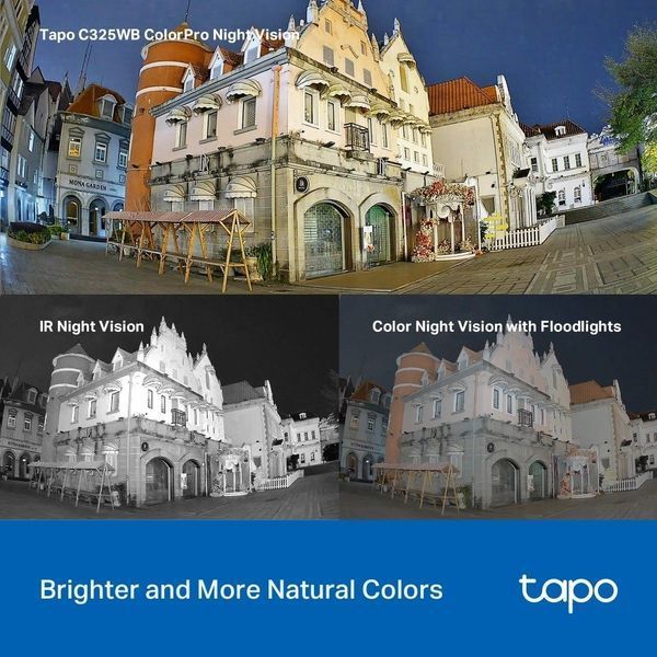TP-Link IP-Камера Tapo C325WB 4MP N300 microSD внешняя ColorPro