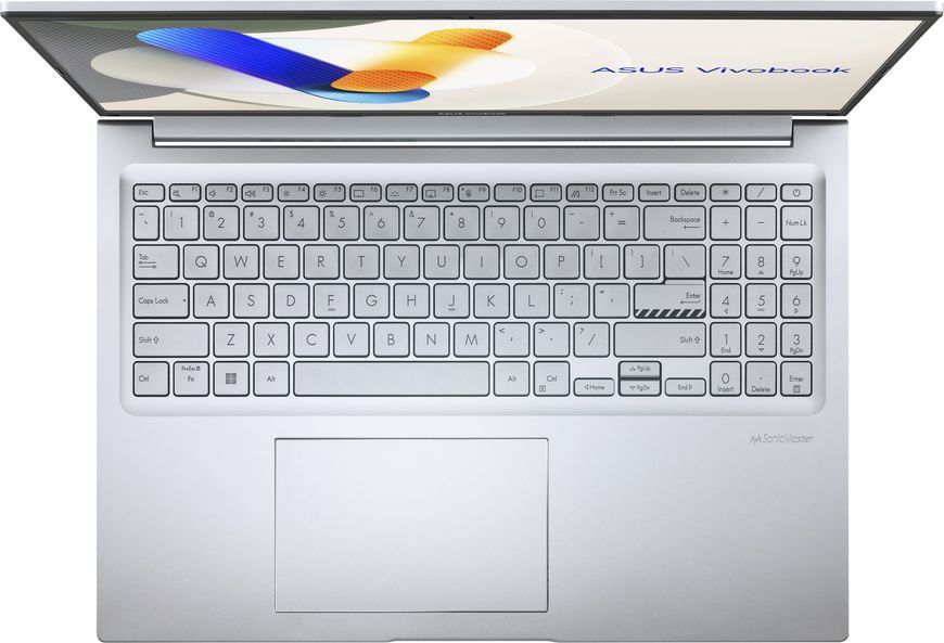 Ноутбук ASUS Vivobook 16X X1605VAP-MB024 16" WUXGA IPS, Intel 5 120U, 16GB, F512GB, UMA, noOS, Сріблястий 90NB13W2-M000V0 фото