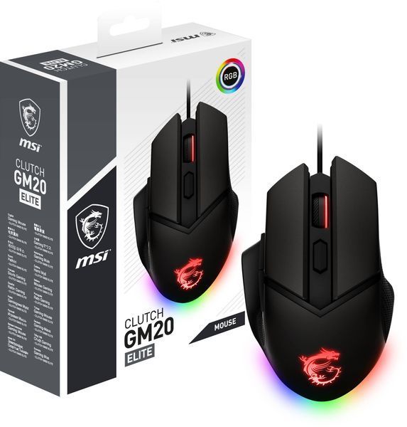 MSI Миша Clutch GM20 Elite GAMING Mouse