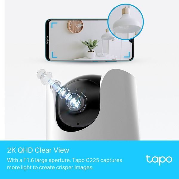 TP-Link IP-Камера Tapo C225 3MP N300 microSD motion detection 360&deg; mic