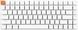 Keychron Клавиатура механическая K3 84Key, Gateron Blue, BT/USB-A, Low Profile, EN/UKR, No Led, White