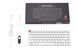 Keychron Клавиатура механическая K3 84Key, Gateron Blue, BT/USB-A, Low Profile, EN/UKR, No Led, White