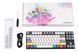 Varmilo Клавіатура механічна VEM87 CMYK 87Key, EC V2 Ivy, USB-A, EN/UKR, White Led, Чорний