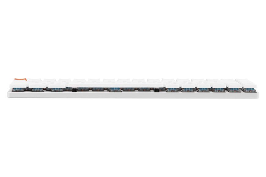 Keychron Клавиатура механическая K3 84Key, Gateron Blue, BT/USB-A, Low Profile, EN/UKR, No Led, White