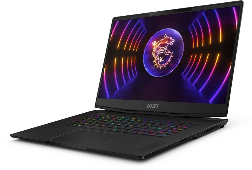 MSI Ноутбук Stealth Studio 17.3" QHD+, Intel i7-13700H, 32GB, F1TB, NVD4070-8, DOS, чорний STEALTH_A13VG-018XUA фото