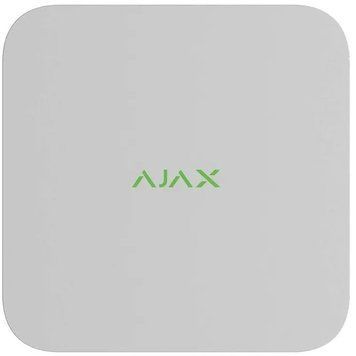 Ajax Мережевий відеореєстратор NVR, 16 каналів, jeweller, білий