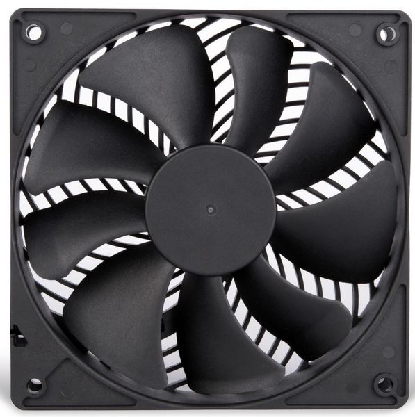 SilverStone Корпусний вентилятор Air Penetrator AP120I-PRO 120мм, 2000rpm, 4pinPWM, 38.9dBa, чорний