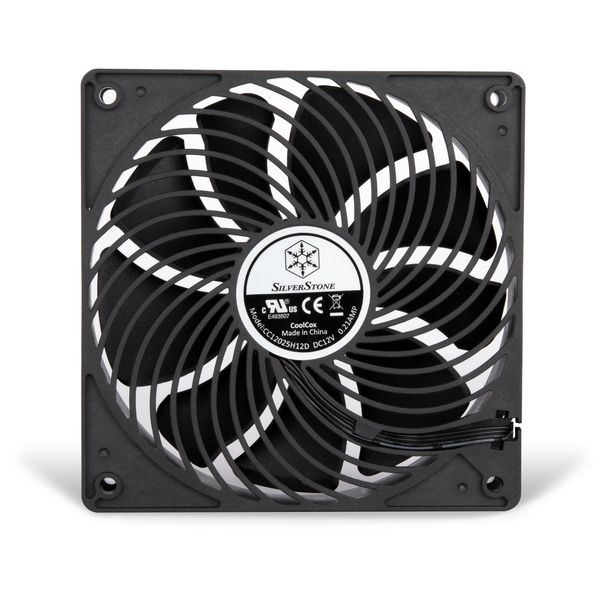 SilverStone Корпусный вентилятор Air Penetrator AP120I-PRO, 120мм, 2000rpm, 4pinPWM, 38.9dBa, чёрный