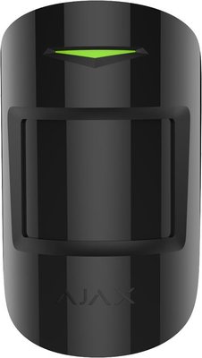 Ajax Бездротовий датчик руху MotionProtect Plus, Jeweller, 3V CR123A, чорний