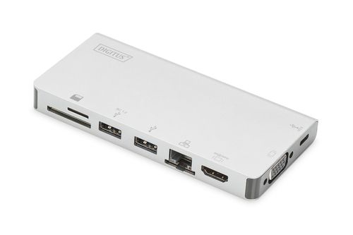 Digitus Док-станція Travel USB-C, 8 Port DA-70866 фото