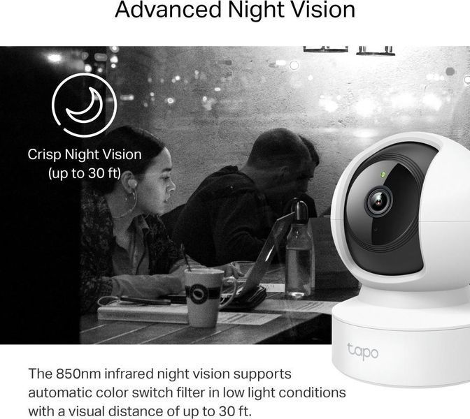 TP-Link IP-Камера Tapo C212 3MP N300 microSD motion detection