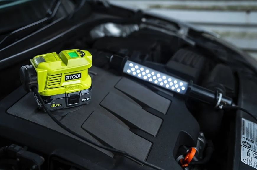 Ryobi Інвертор напруги акумуляторний ONE+ RY18BI150A-0, 220 Вольт, 150Вт/300Вт пікова, (без АКБ та ЗУ)