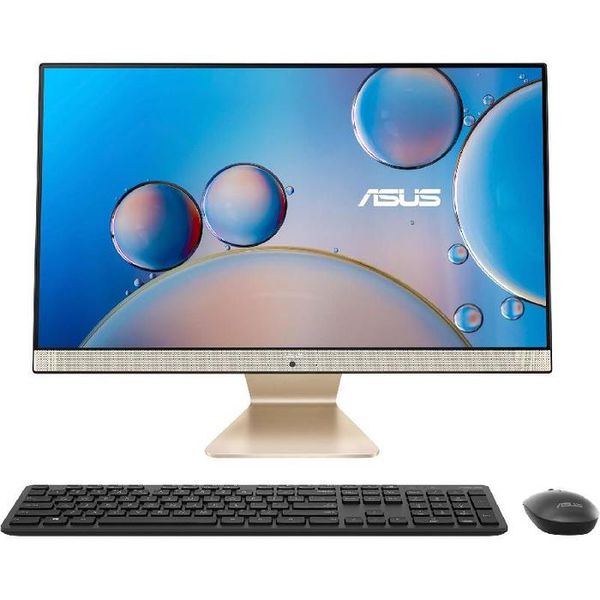 ASUS ПК Моноблок M3400WYAK-BA027M 23.8" FHD AG, AMD R7-5825U, 8GB, F512GB, UMA, WiFi, кл+м, без ОС, золотистый