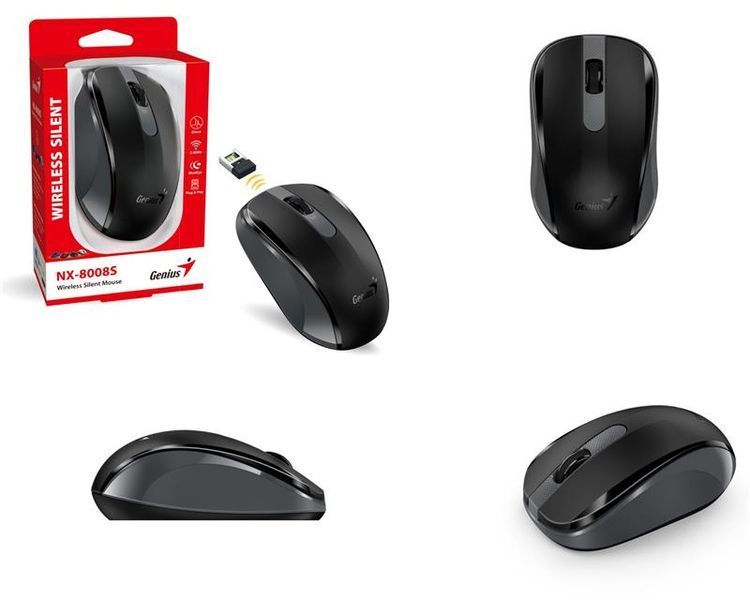 Genius Миша NX-8008S Silent WL Black