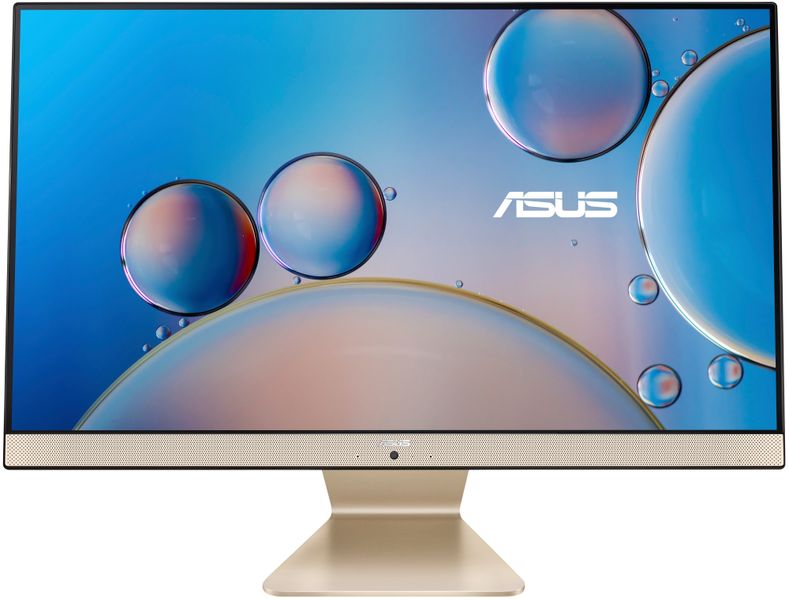 ASUS Персональний комп'ютер моноблок M3400WYAK-BA027M 23.8" FHD AG, AMD R7-5825U, 8GB, F512GB, UMA, WiFi, кл+м, без ОС, золотистий