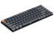 Keychron Клавиатура механическая K3 84Key, Gateron Blue, BT/USB-A, Low Profile, EN/UKR, RGB, Black