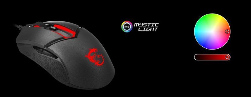 MSI Миша Clutch GM30 Black GAMING Mouse