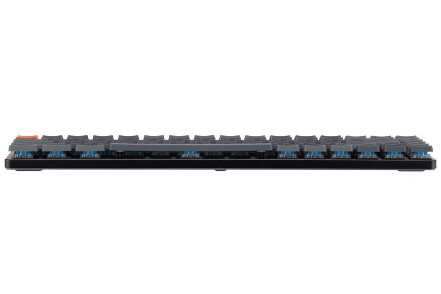 Keychron Клавиатура механическая K3 84Key, Gateron Blue, BT/USB-A, Low Profile, EN/UKR, RGB, Black