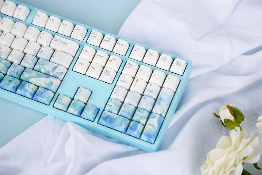 Varmilo Клавіатура механічна MA108 Jasmine 108Key, EC V2 Ivy, USB-A, EN, White Led