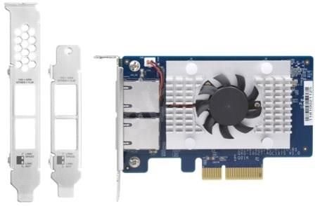 QNAP Адаптер Network Card Dual-port BASET 10GbE PCIe Gen2 x4