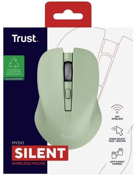 Trust Миша MYDO SILENT, WL, Зелений