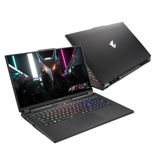 Gigabyte Ноутбук AORUS 17.3 FHD, Intel i7-13700H, 16GB, F1TB, NVD4080-12, W11, черный AORUS_17H_BXF-74KZ554SH фото