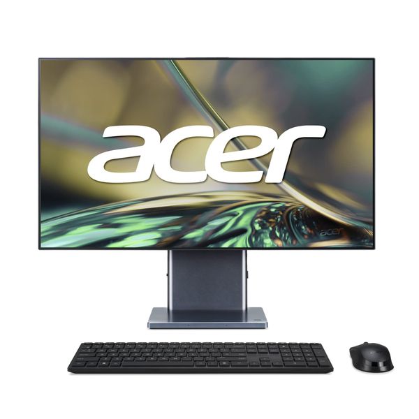 Acer ПК Моноблок Aspire S27-1755 27" QHD, Intel i5-1240P, 16GB, F512GB, UMA, WiFi, кл+м, Lin, черный