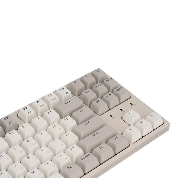Keychron Клавіатура механічна C1 87Key, Gateron G pro Red, USB-A, EN/UKR, No Led, Сірий